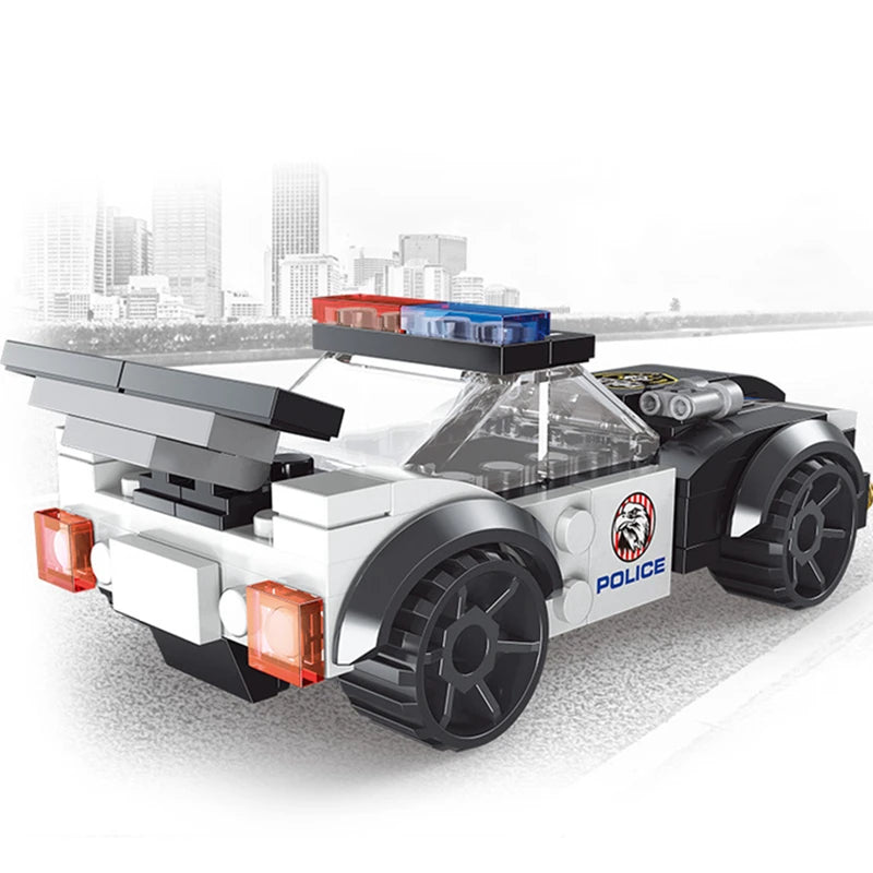 NEW DIY MOC City Plane SWAT Super Police CAR