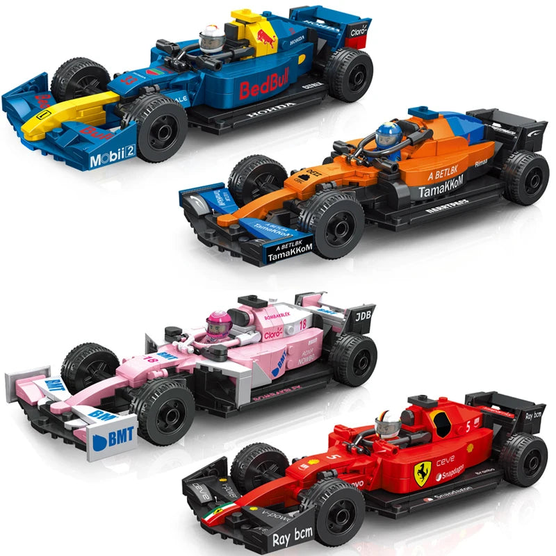 2024 Formula 1 Racing City Speed Champion - Building Blocks Vehicle