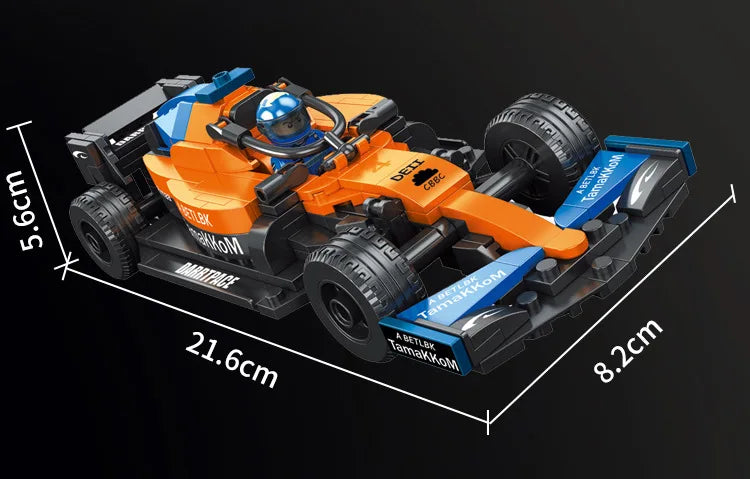 2024 Formula 1 Racing City Speed Champion - Building Blocks Vehicle