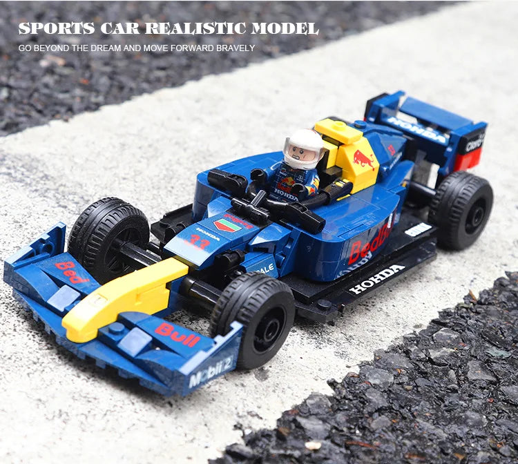 2024 Formula 1 Racing City Speed Champion - Building Blocks Vehicle