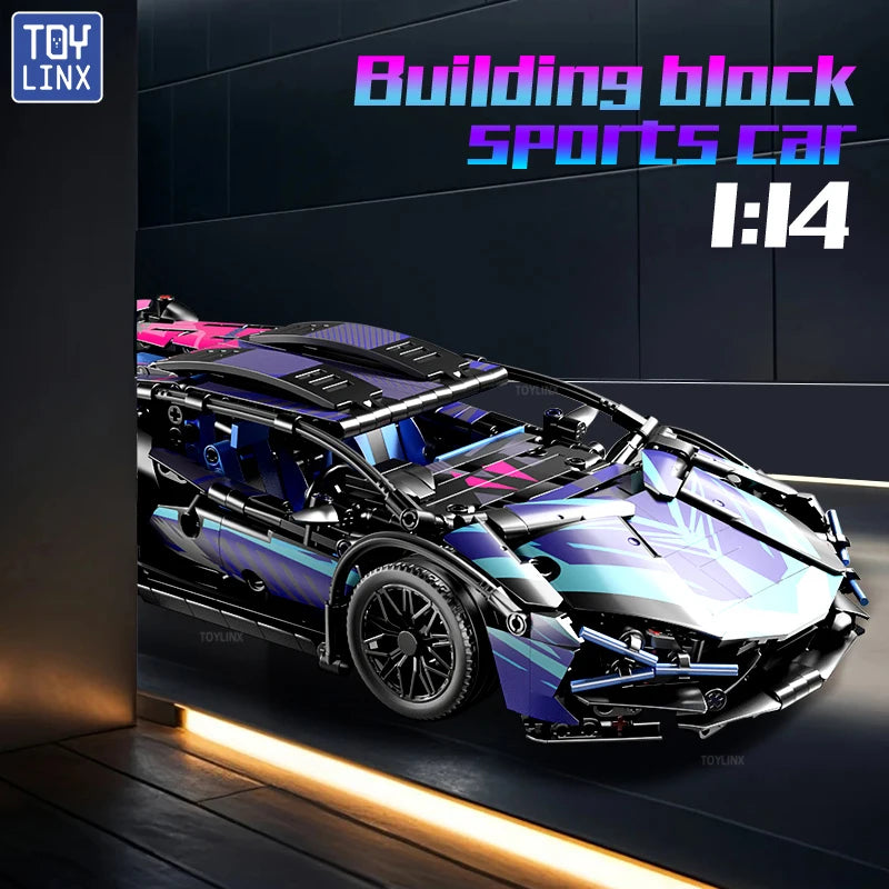 1314PCS Car Building Kits