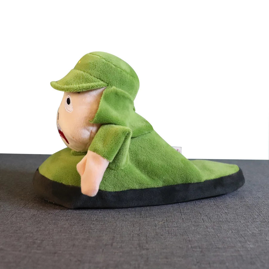 Army character funny slippers