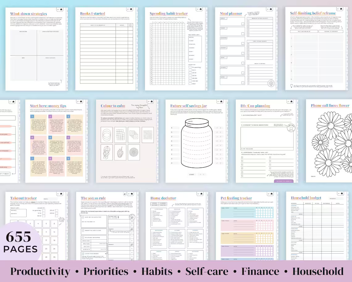 The #1 ADHD planner in the world – loved by 70k+ neurodivergents.