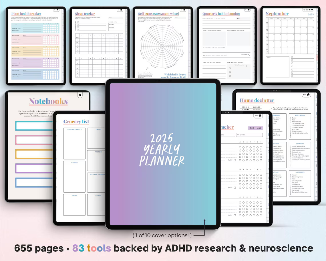 The #1 ADHD planner in the world – loved by 70k+ neurodivergents.